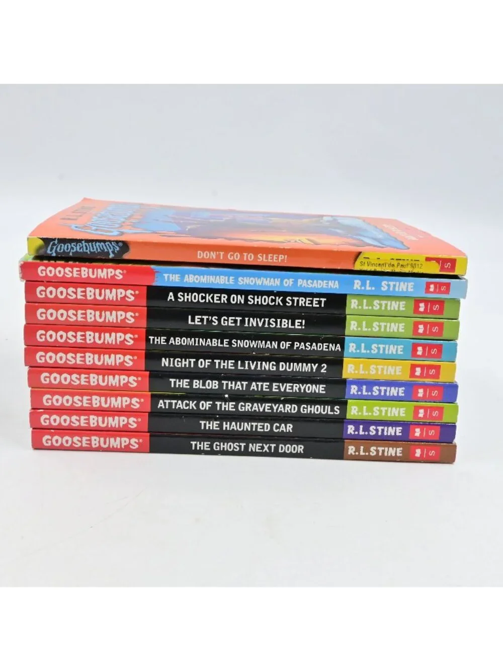 Goosebumps R.L. Stine Book Bundle Of 10